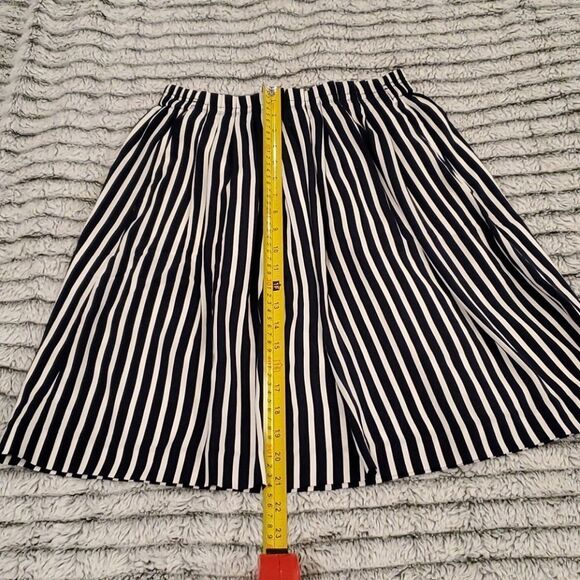 J.Crew Mercantile navy and white striped skirt - Picture 13 of 13